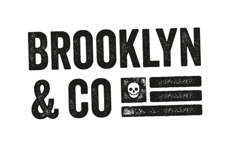 Logotipo de Brooklyn&Co, restaurante de cocina internacional, en Plaza Mayor de Salamanca